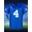 Men's #4 Blue American Football Jersey - V-Neck,