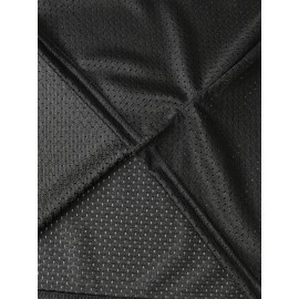 [Durable Build] Men's #16 Black American Football Jersey - Authentic V-Neck, Breathable Polyester, Sports Shirt for Team Training & Casual Wear - Machine Washable