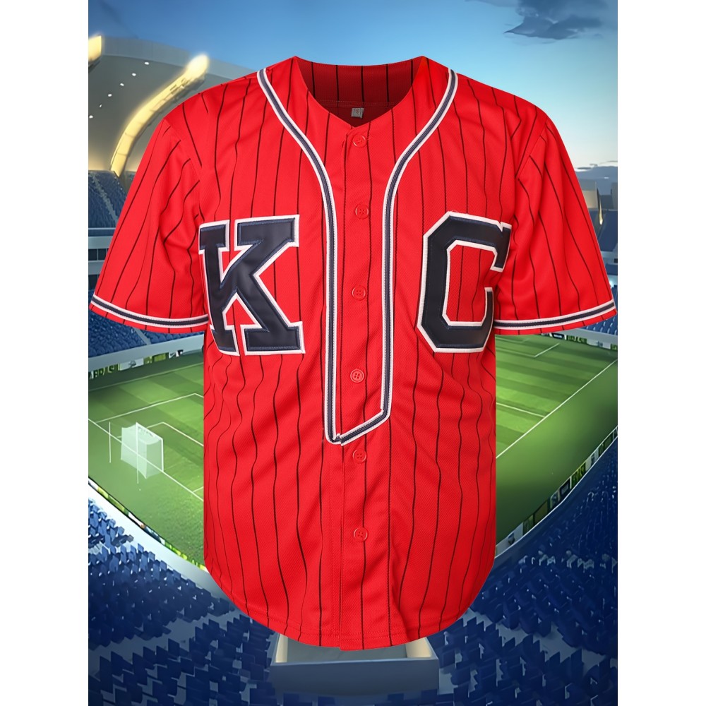 Men's Premium #5 Embroidered Baseball Jersey - Breathable, Moisture-Wicking, Short Sleeve, Stretchy Training Shirt for Competition & Casual Wear Men's Premium #5 Embroidered Baseball Jersey - Breathable, Moisture-Wicking, Short Sleeve, Stretchy Training Shirt for Competition & Casual Wear