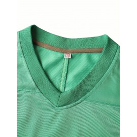 Stitched 1 Green Football Jersey With Loose Embroidery, Fashionable, Casual, And Street Breathable Football Jersey