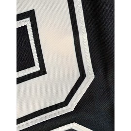 Men'S #88 Blue Breathable Rugby Jersey - V-Neck, Short Sleeve, Classic Embroidered American Football Shirt for Training & Sports