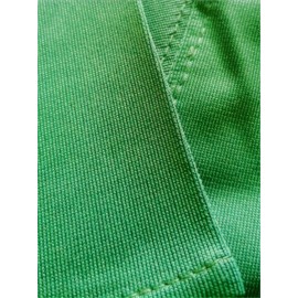 Men's #6 Green Breathable Rugby Jersey - Embroidered V-Neck Short Sleeve, Loose Fit Polyester Shirt for Training, Casual & Outdoor Wear, Machine Washable, All-Season Comfort, Sports Training Gear, Embroidered Detailing