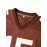 Men'S # 15 Brown Rugby Sweatshirt Suitable For Training, Competitions, Team Sports S-XXXL