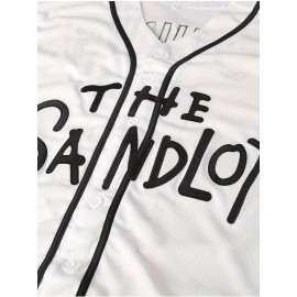 Men's Retro Baseball Jersey #30 - Embroidered 