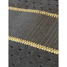 Men'S Black # 15 Breathable Rugby Shirt, Sports V-Neck Short Sleeved Training Shirt, Classic Embroidered American Rugby Shirt