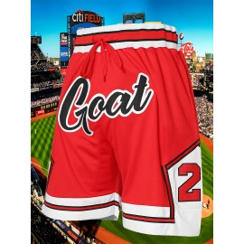 Men'S Casual # 23 Basketball Shorts, Embroidered Letter Design, Men'S Summer Breathable Quick Drying Sports Shorts