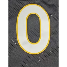 Men's #0 Embroidered Basketball Jersey - Breathable & Stretchy Sleeveless Sports Uniform for Training, Competition & Parties