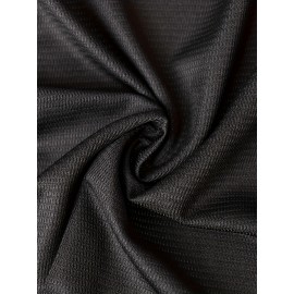 Men'S Black # 7 Baseball Shirt, Classic Letter Embroidery Design, Breathable Button Style Short Sleeved Shirt, Suitable For Training And Games, SizS--XXXL