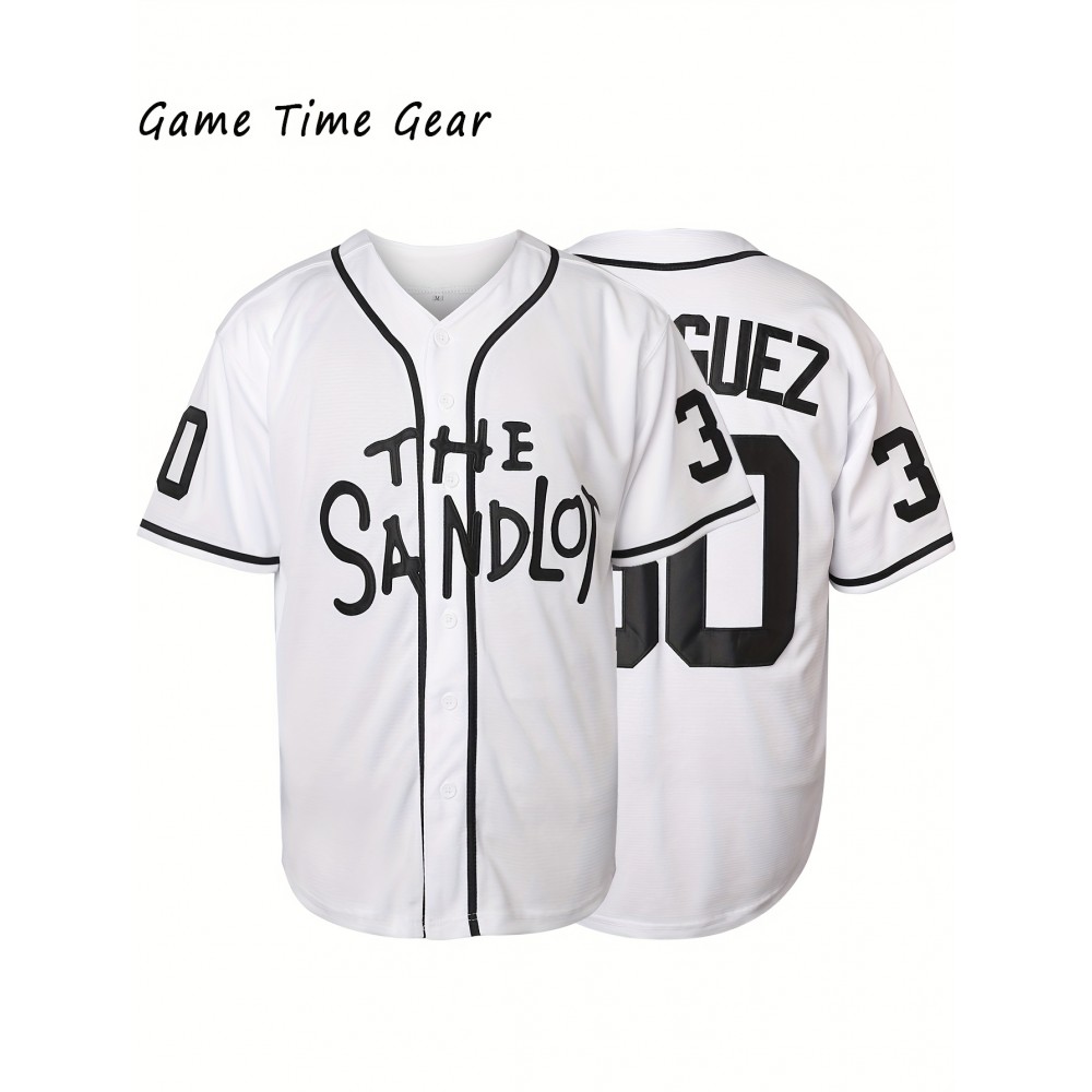 Men'S Baseball Sweatshirt # 30 White Sweatshirt Suitable For Team Sports S-XXXL Men'S Baseball Sweatshirt # 30 White Sweatshirt Suitable For Team Sports S-XXXL